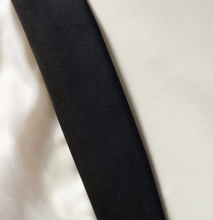 Contrast Shawl Jacket Tuxedo
