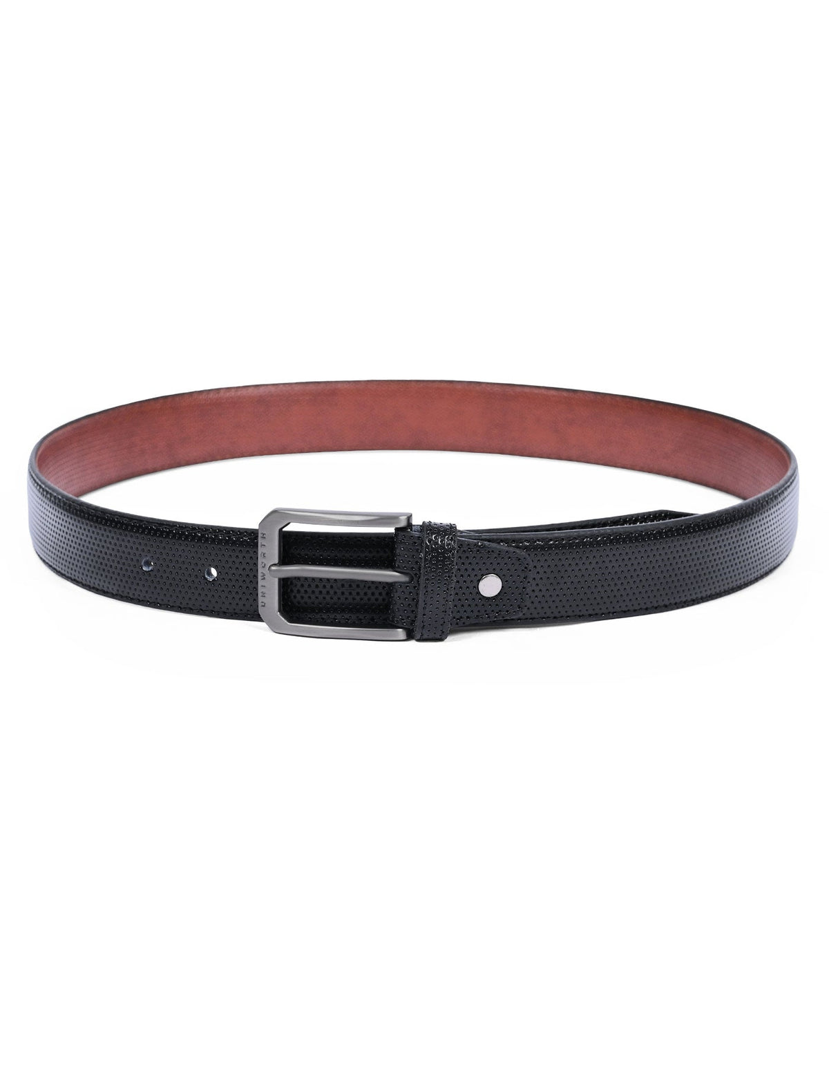 Black Plain Formal Belt