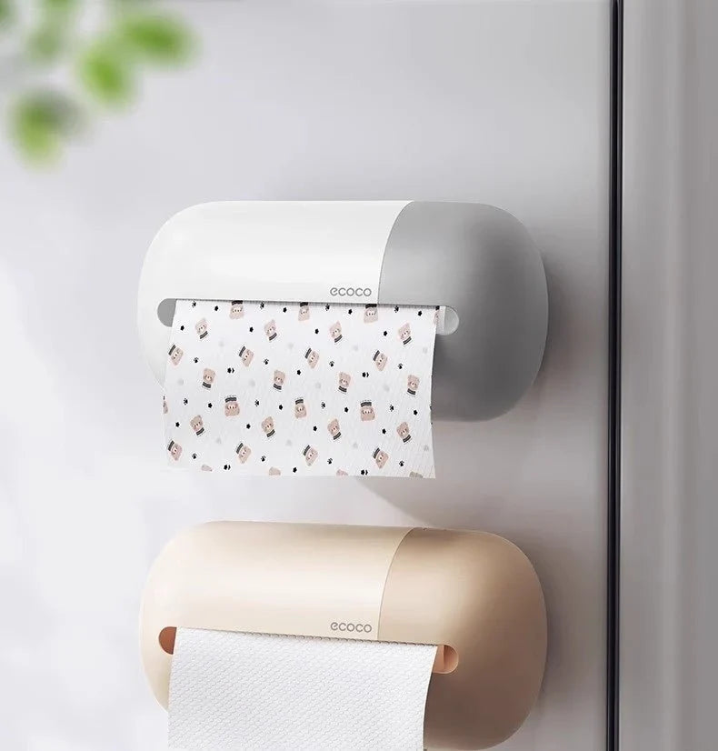 Ecoco Wall Mounted Tissue Box – Modern Kitchen Paper Holder