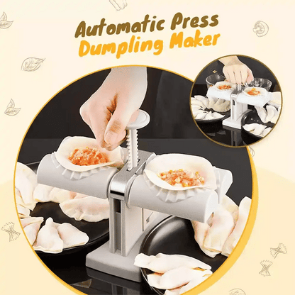 Double Head Dumpling Maker – Automatic Dumpling & Samosa Mold Press Tool