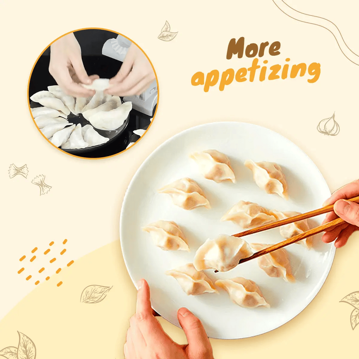 Double Head Dumpling Maker – Automatic Dumpling & Samosa Mold Press Tool