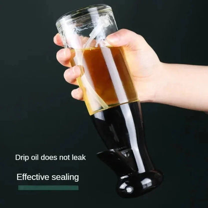 Glass Olive Oil Sprayer 450ML – Kitchen Oil Spray & Pour Bottle
