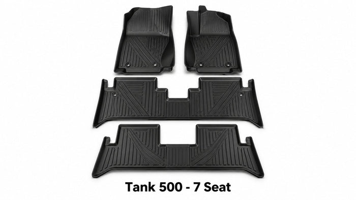 GWM Tank 500 (7 Seater) TPE Floor Mats – Custom Fit