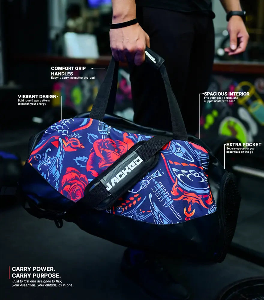 GYM BAG WITH SUBLIMATION PRINTING