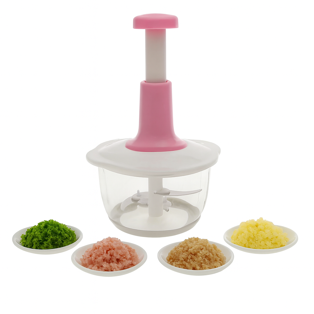 Manual Kitchen Hand Chopper – 1.5L / 2L Push‑Down Vegetable & Fruit Dicer
