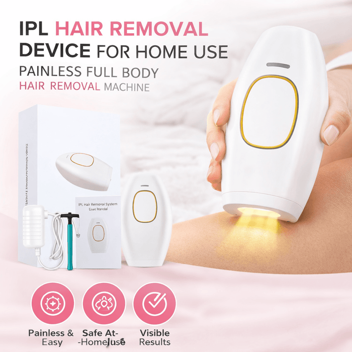IPL Hair Removal Device for Home Use – Painless Full Body Hair Removal Machine