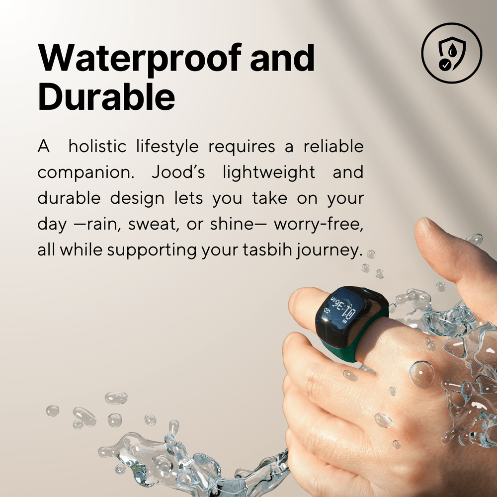 iQIBLA Zikr Ring Jood | Smart Tasbih Ring