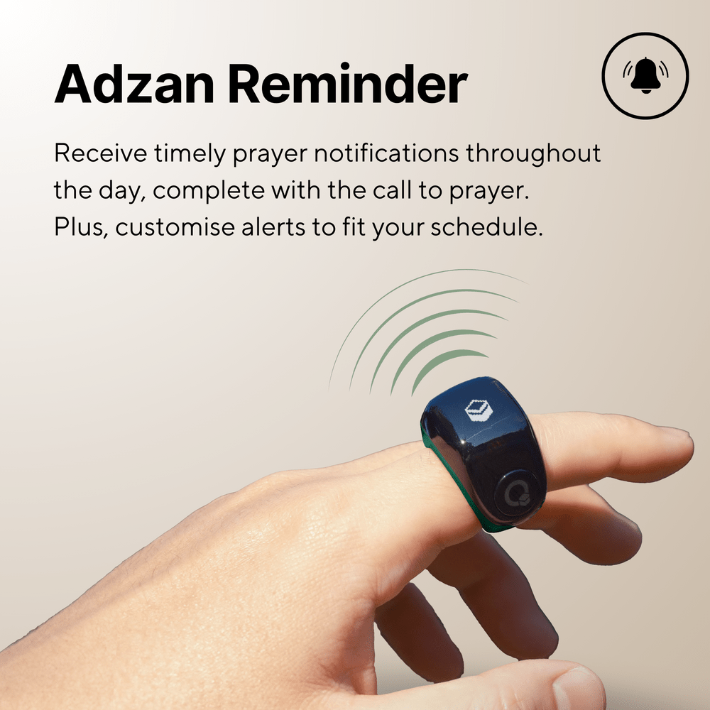 iQIBLA Zikr Ring Jood | Smart Tasbih Ring
