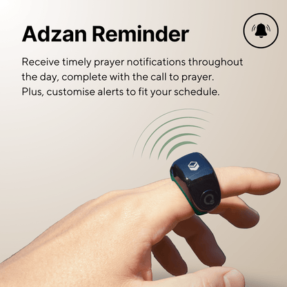 iQIBLA Zikr Ring Jood | Smart Tasbih Ring