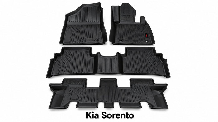 Kia Sorento (7 Seater) TPE Floor Mats – Custom Fit