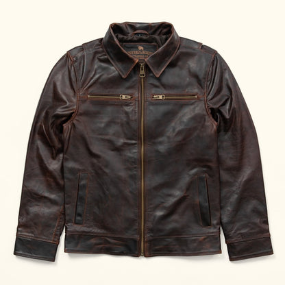 Legacy Leather Jacket | Brown
