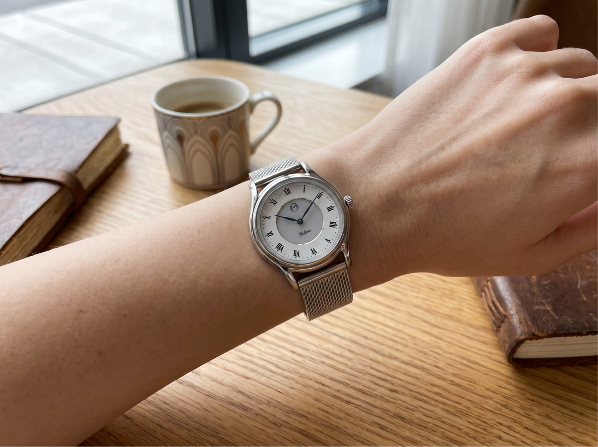 Lugano Eclipse Solar 36 MM Steel