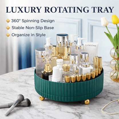 Luxury Rotating Tray Organizer (360° Smooth Rotation)