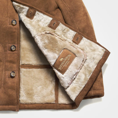 Durango Shearling Barn Coat | Saddle Tan
