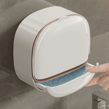 Luxury Wall Mounted Soap Holder with Drainage – Self Draining Soap Dish