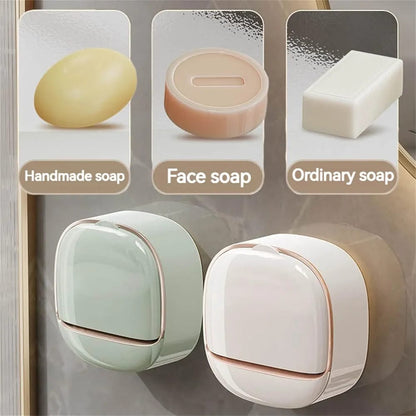 Luxury Wall Mounted Soap Holder with Drainage – Self Draining Soap Dish