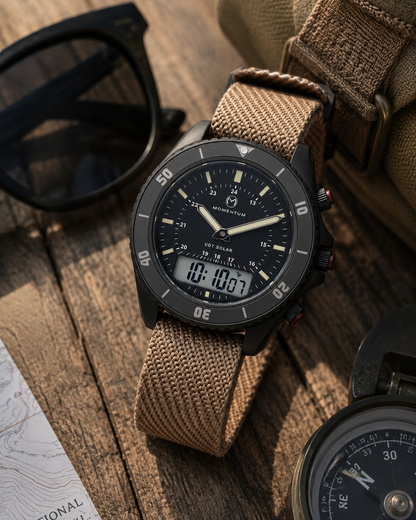 First Production - UDT Black-Ion Baton Dial [42mm] + Free Flex Band