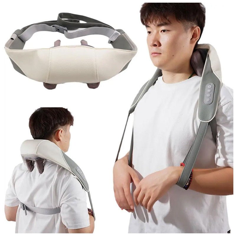 Portable Neck & Back Massager | Heat Therapy