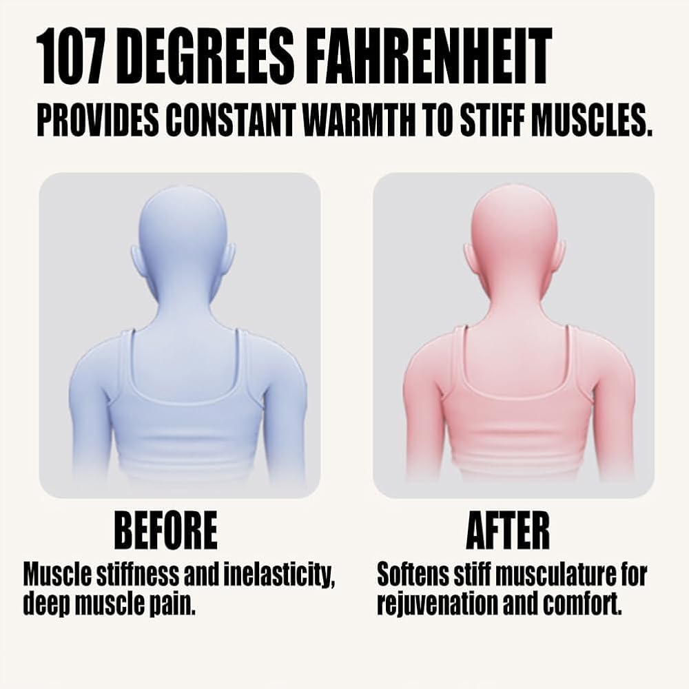 Portable Neck & Back Massager | Heat Therapy