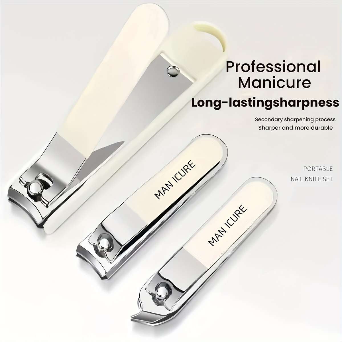 Premium 6pcs Nail Cutter Set – Portable Splash Resistant Grooming Kit for Men & Women
