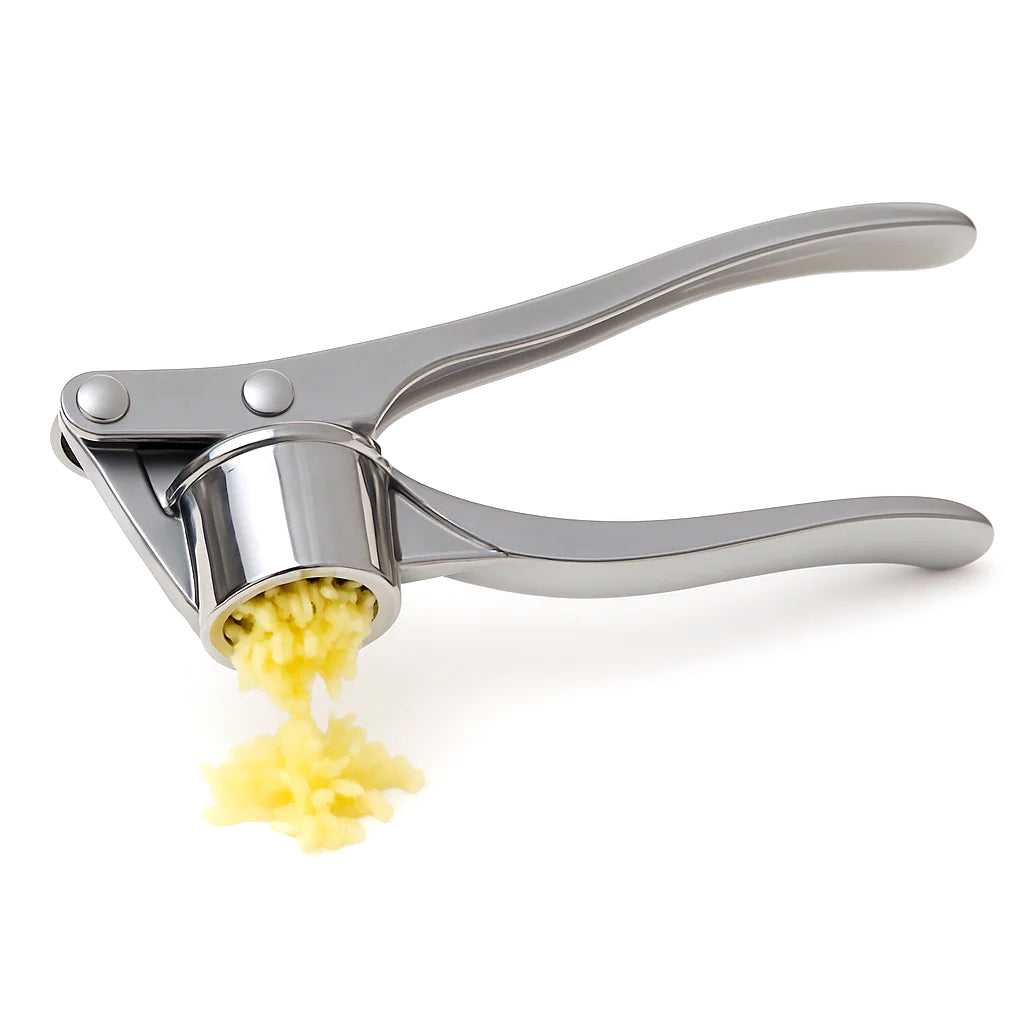 Stainless Steel Garlic Press – Heavy-Duty Crusher Tool