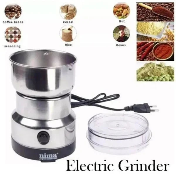 RAF Electric Coffee Grinder – Stainless Steel High Speed Multi‑Purpose Grinder
