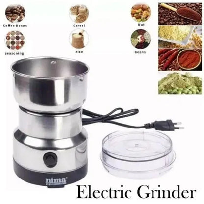 RAF Electric Coffee Grinder – Stainless Steel High Speed Multi‑Purpose Grinder