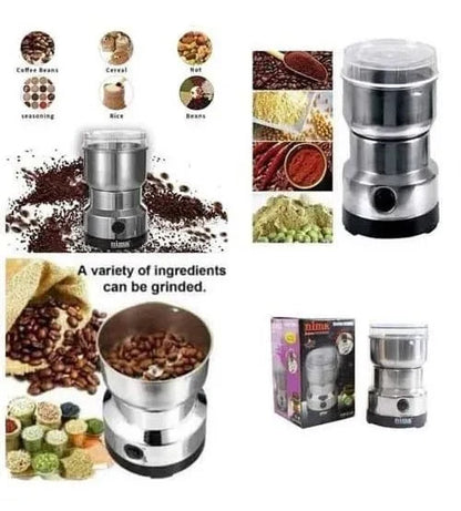 RAF Electric Coffee Grinder – Stainless Steel High Speed Multi‑Purpose Grinder