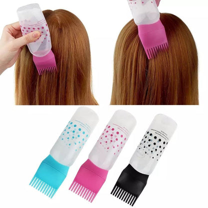 Refillable Hair Color Applicator Bottle – Salon Tint & Shampoo Dispenser Tool