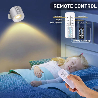 Rechargeable LED Wall Lights – 3 Color Dimmable Picture & Artwork Lamp (1-PC)