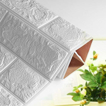 Self-Adhesive 3D Brick Wall Panels – Peel & Stick Waterproof Wall Decor for Home & Office