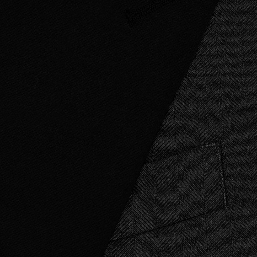 Shadow Black Linen Tuxedo