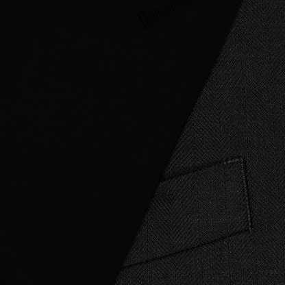 Shadow Black Linen Tuxedo
