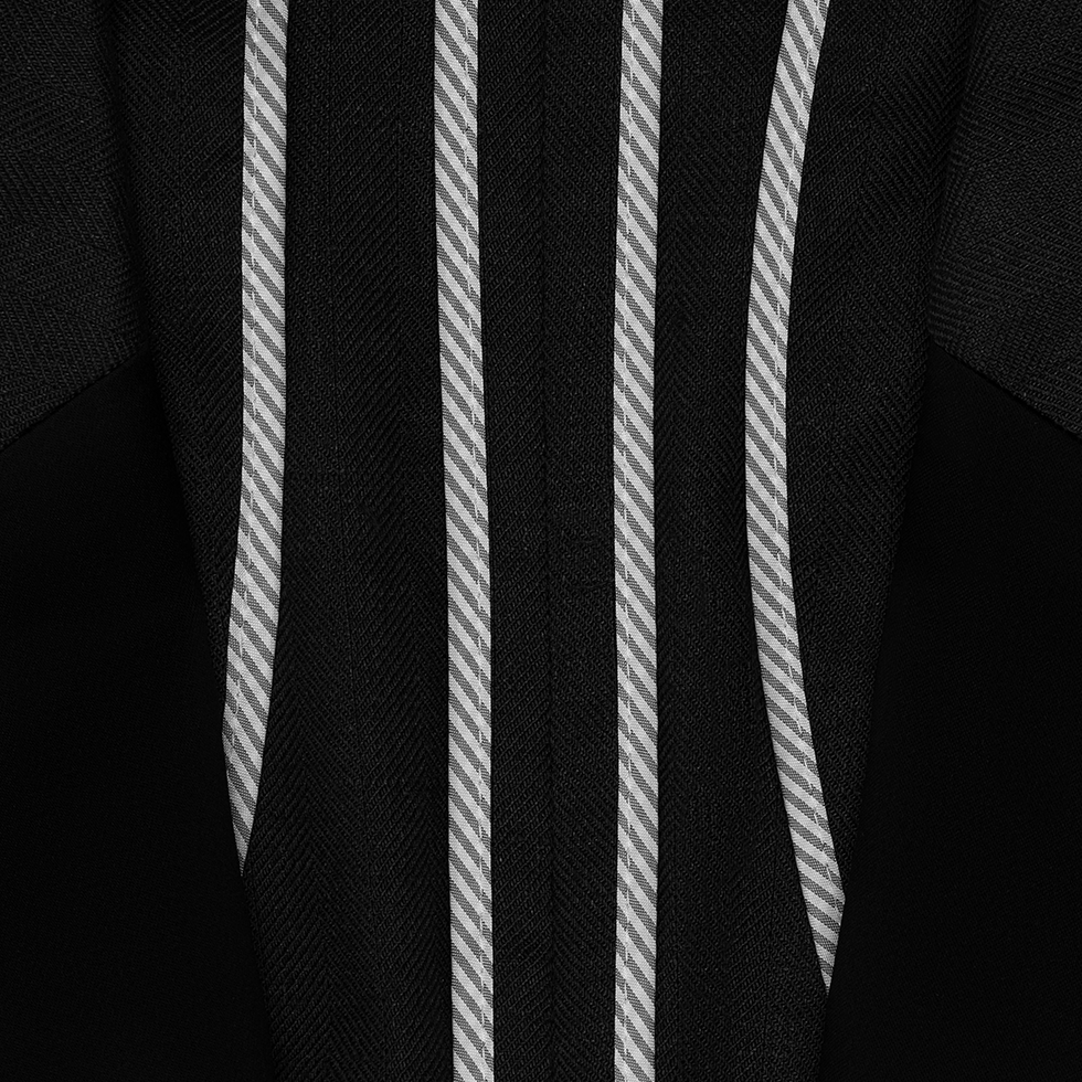 Shadow Black Linen Tuxedo