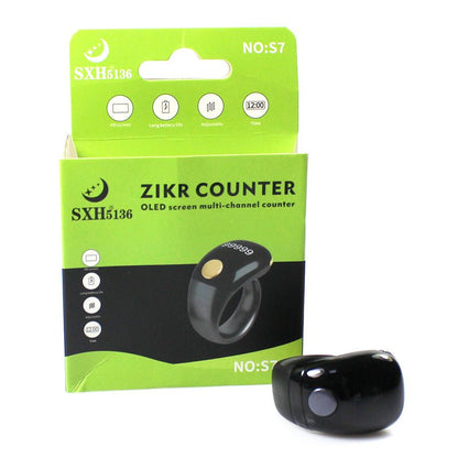 SXH S7 Digital Zikr Counter – Smart Digital Ring Tasbeeh