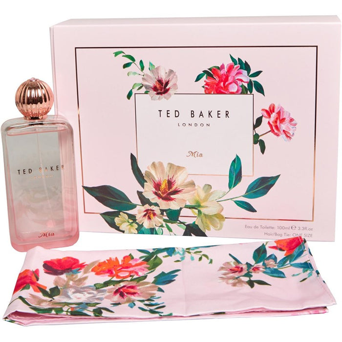 Ted Baker Mia 2 Piece Gift Set Eau De Toilette 100ml - Hair Tie