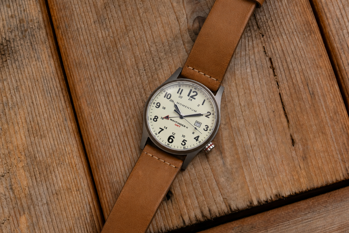 Wayfinder II GMT- White Dial Bundle with Travel Case