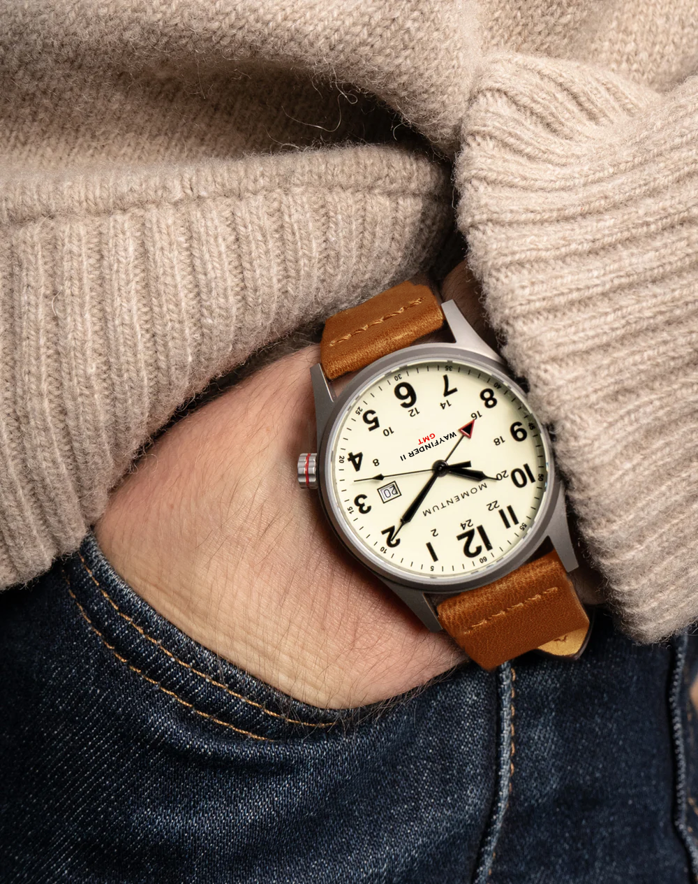 Wayfinder II GMT [40mm] - White Full Lume