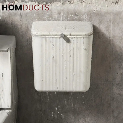 Wall-Mounted Kitchen Trash Bin with Lid – Slim Waste Bin
