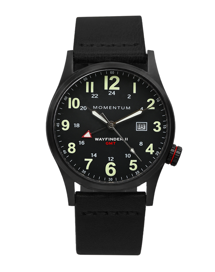 Wayfinder II GMT [40mm] Black-Ion