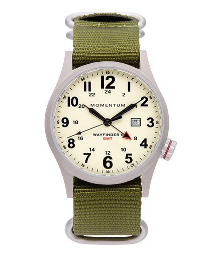 Wayfinder II GMT [40mm] - White Full Lume