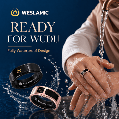 Weslamic iTasbih Peace 1 | Smart Zikr Ring 3.0 | Vibration Alert