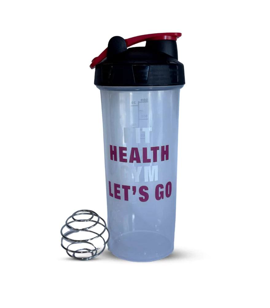 FIT HEALTH GYM LETS GO SHAKER BOTTLE