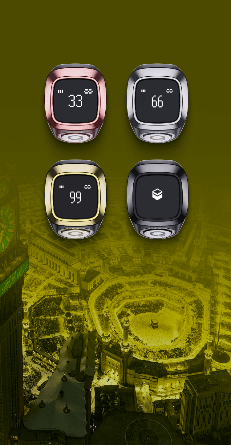 Zikr Ring Lite S – Smart Zikr Ring with OLED Screen