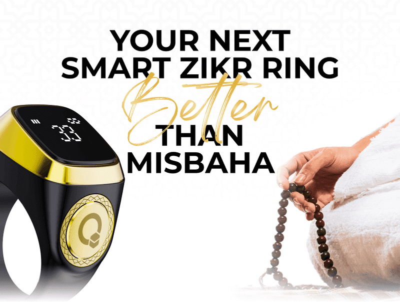 Zikr Ring Lite S – Smart Zikr Ring with OLED Screen