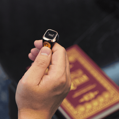 Zikr Ring Lite S – Smart Zikr Ring with OLED Screen
