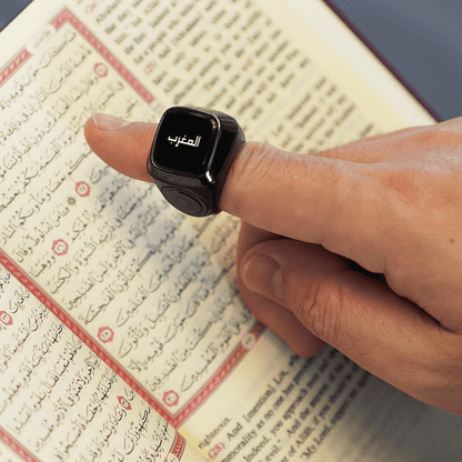 Zikr Ring Lite S – Smart Zikr Ring with OLED Screen