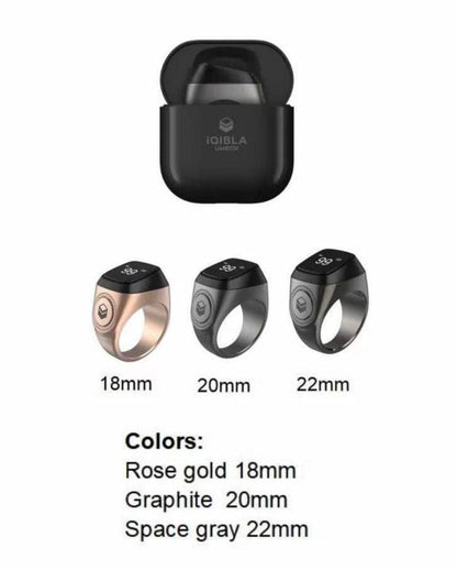Zikr Ring M02/M01 – Smart Metal Zikr Ring