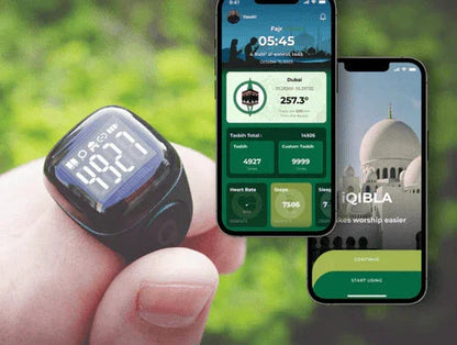 Zikr Ring Noor – Smart Tasbih Ring by iQibla