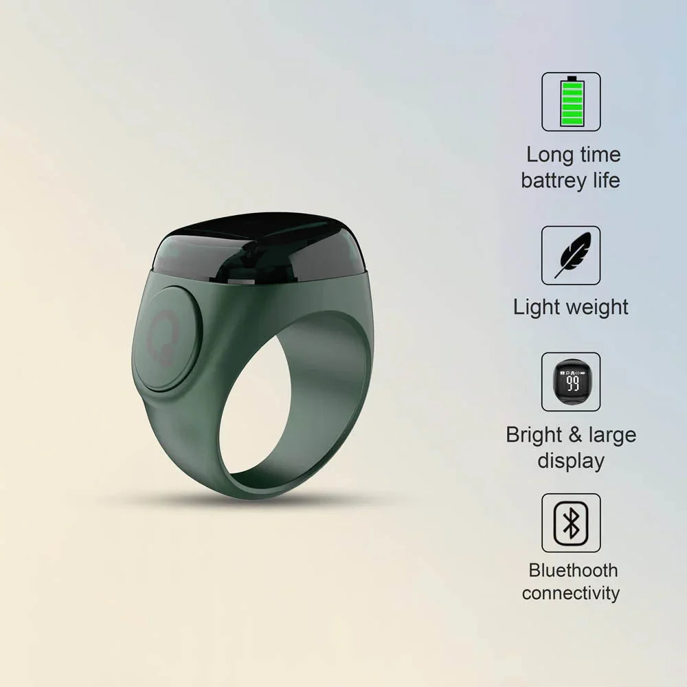 Zikr Ring Noor – Smart Tasbih Ring by iQibla